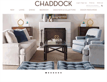 Tablet Screenshot of chaddockhome.com